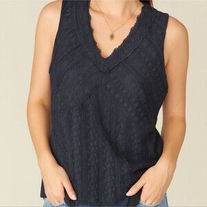 J. Jill Lace Tank Top Size Large